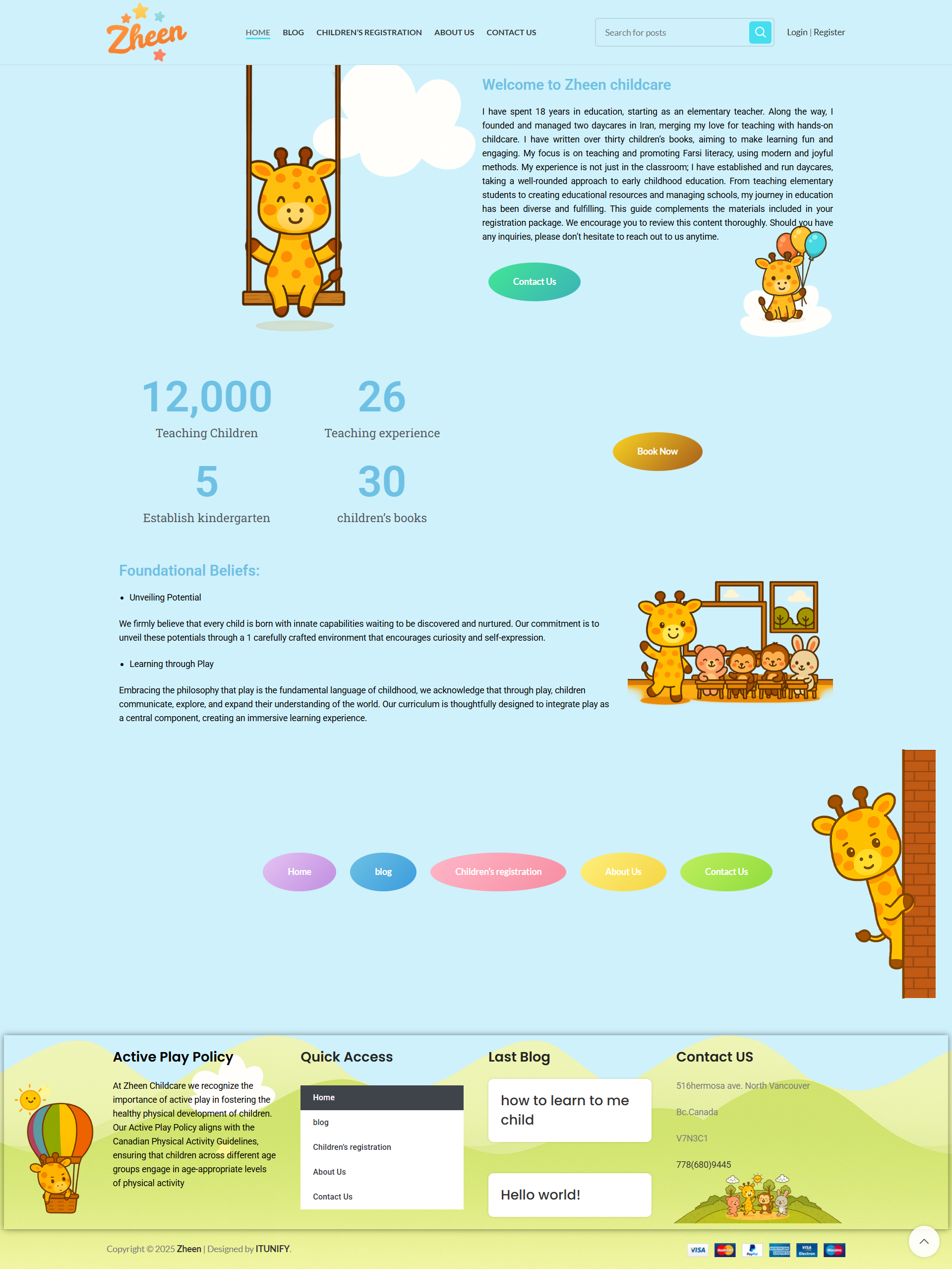 Designing zheen.ca Website (canada)